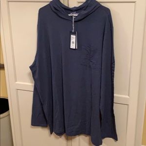 NWT Vineyard Vines Edgartown Hooded LS Top  2XLT
